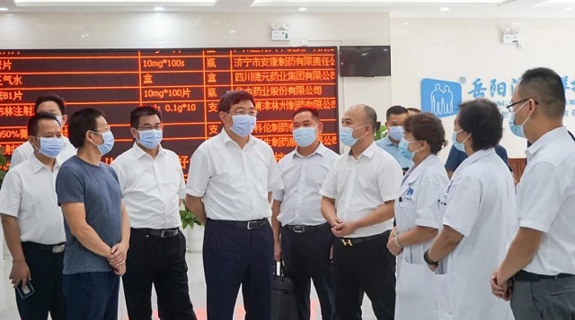 省政協(xié)副主席賀安杰一行蒞臨岳陽海福祥考察調研