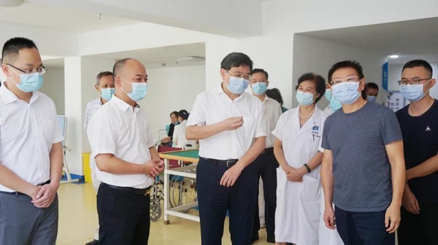 省政協(xié)副主席賀安杰一行蒞臨岳陽海福祥考察調研